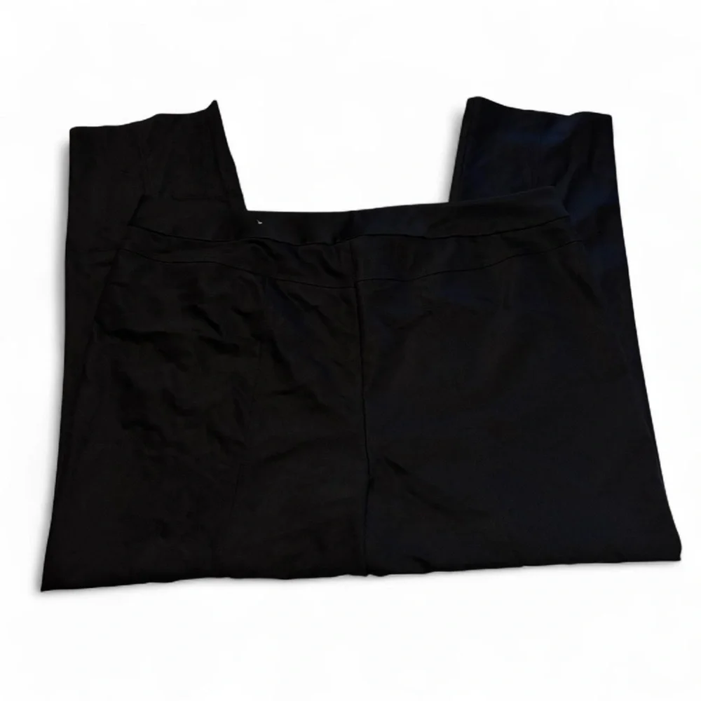 Chico’s So Slimming Pants 3 Ankle Black Stretch Cotton Blend Trousers Workwear - Picture 4 of 7